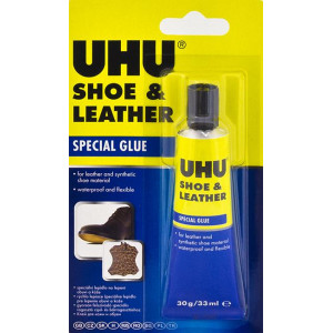Клей Shoe&Leather UHU для кожи и обуви, 33 мл