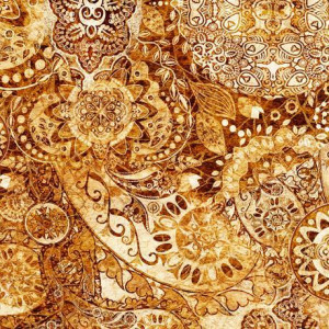 Ткань BOHEMIAN RHAPSODY LEATHER & LACE, Quilting Treasures