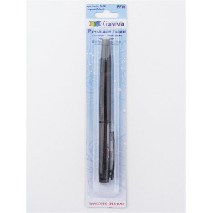 Ручка для ткани с термоисчезающими чернилами черная Gamma