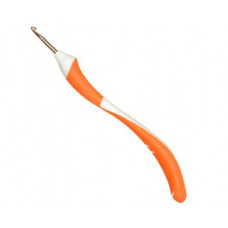 Крючок вязальный с эргономичной пластиковой ручкой AddiISwing №3, 16 см