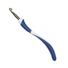 Крючок вязальный с эргономичной пластиковой ручкой AddiISwing №6, 16 см