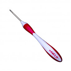 Крючок вязальный с эргономичной пластиковой ручкой AddiISwing Maxi №3.25, 17 см