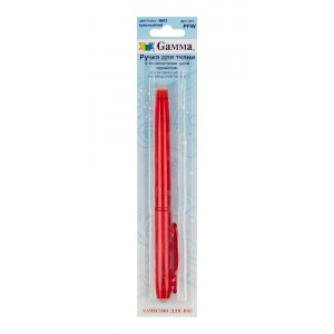 Ручка для ткани с термоисчезающими чернилами красная Gamma