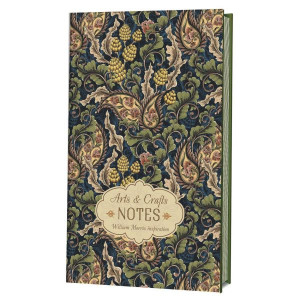 Блокнот Arts&Crafts Notes William Morris Inspiration (зеленая с огурцами)