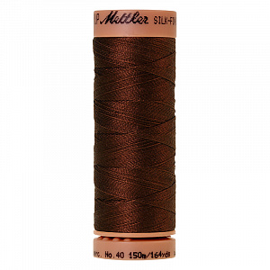 Нить Silk-Finish Cotton Mettler Friar Brown 0173