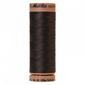 Нить Silk-Finish Cotton Mettler Charcoal 1282