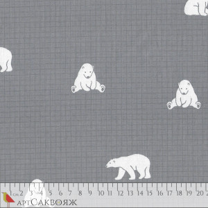 Ткань Bears at the Grey