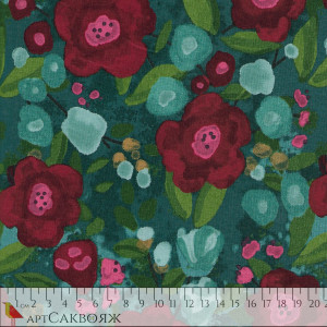 Ткань Twilight Tones Blurry Roses Marcus Fabrics