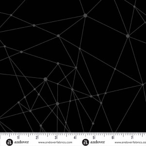 Ткань 40 String Theory Black Ranger by Giucy Giuce