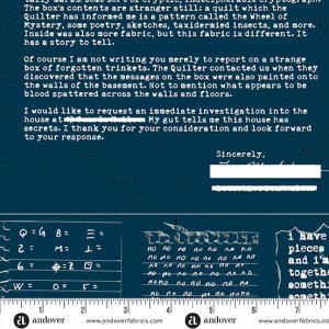 Ткань 40 Gumshoe Midnight Society by Giucy Giuce