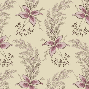 Ткань English Garden Orchid Sugar and Cream by Laundry Basket Quilts