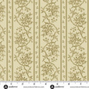 Ткань, коллекция Farmer's Daughter, принт Фруктовый сад (Orchard), цвет Бисквит (Biscotti) от Laundry Basket Quilts