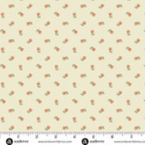 Ткань, коллекция Farmer's Daughter, принт Поле (Field), цвет Ваниль (Vanilla) от Laundry Basket Quilts