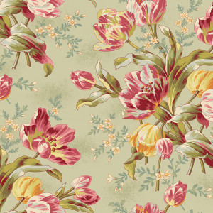 Ткань Lady Tulip Linen Edyta Sitar
