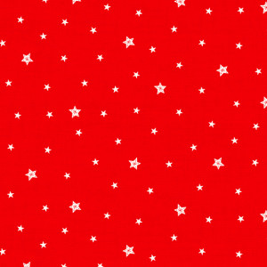 Ткань Stars Red Scandi 2023 by Makower UK