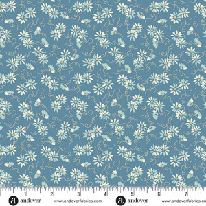 Ткань Sewing Bird Daisy Chain Dusk by Laundry Basket Quilts