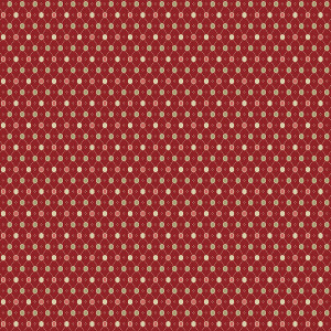 Ткань Button Tuft Red Veranda by Renee Nanneman