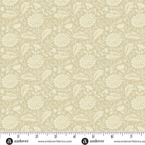 Ткань, принт Бархатцы (Marigold), цвет Кремовый (Cream) от Renee Nanneman