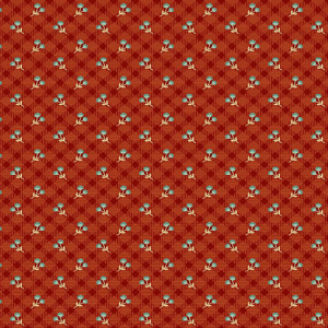 Ткань Harvest Check Persimmon by Renee Nanneman