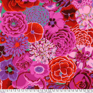 Ткань Bekah - Magenta || Kaffe Fassett Collective Quilt Backs