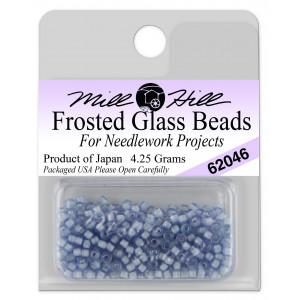 Бисер Frosted Glass Beads Pale Blue Mill Hill