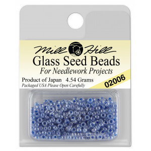 Бисер Glass Seed Beads Ice Blue Mill Hill
