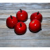 Яблоко цвет Красный размер 3,5 см
