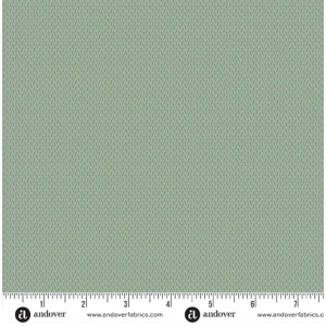 Ткань, коллекция Garland, цвет Винтажный голубой (Vintage Blue) от Laundry Basket Quilts