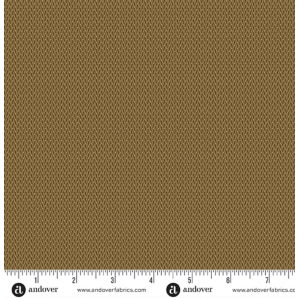 Ткань, коллекция Garland, цвет Горячее какао (Hot Cocoa) от Laundry Basket Quilts