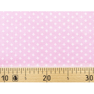 Ткань FLEUR DE LIS Pink Little Friends Gutermann