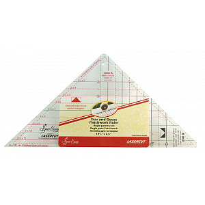 Линейка треугольник для кроя блоков «Летящие гуси» и «Звезда» от 1" до 6"