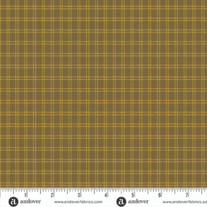 Ткань, коллекция Jamestown, принт Шотландская клетка (Tartan), цвет Оливковый (Olive) от Jo Morton