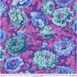 Ткань, принт Розмарин (Rosmary), цвет Голубой (Blue) от Kaffe Fassett