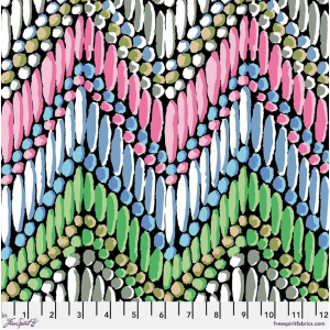 Ткань, принт Штора из бусин (Beaded Curtain), цвет Пастельный (Pastel) от Kaffe Fassett