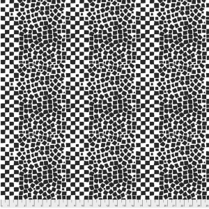 Ткань, принт Мозаика (Chips), цвет Белый (White) от Kaffe Fassett