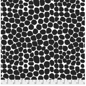 Ткань, принт Смесь (Jumble), цвет Черный (Black) от Kaffe Fassett
