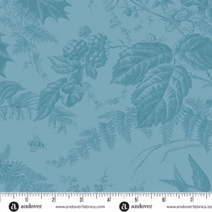 Ткань, коллекция Vermont, цвет Деним (Denim) от Laundry Basket Quilts