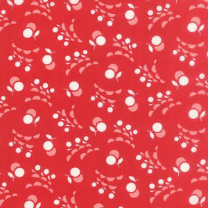 Ткань Vintage Picnic Cherry Jubilee Red, Moda Fabrics
