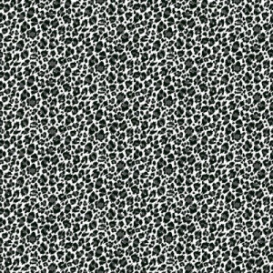 Ткань Around The World Leopard Black Makower UK