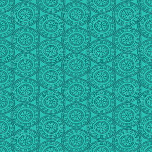 Ткань Medallion Teal Henna by Beth Studley Makower UK