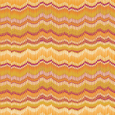 Ткань Moire Stripe Yellow Henna by Beth Studley Makower UK