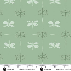 Ткань Meadow Walk Dragonfly Daze Spring by Alexandra Bordallo