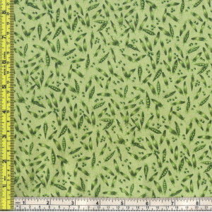 Ткань DIG PEAS GREEN Makower Fabrics