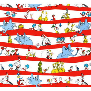 Ткань Celebrate Seuss! Horton Hears a Who, Dr. Seuss Robert Kaufman Fabrics