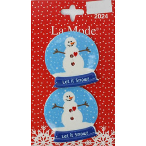 Набор пуговиц Снеговики  La Mode Cristmas от Blumenthal Lansing 