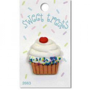 Пуговица Vanilla Cupcake от Sweet Treats