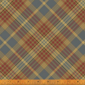 Ткань WHARTON Coordinating Plaid Slate Blue, Windham Fabrics