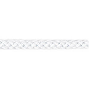 Шнур хлопковый плетёный белый, 5.3 мм PEGA