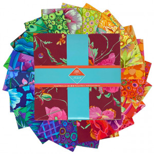 Набор тканей Charm Pack 10", 42 отреза, Classics Plus, цвет Спектр (Spectrum) от Kaffe Fassett Free Spirit