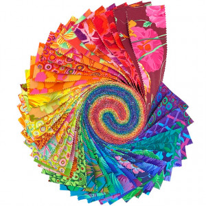 Набор тканей ролл 2.5", 40 отрезов, Clasics Plus, цвет Спектр (Spectrum) от Kaffe Fassett Free Spirit